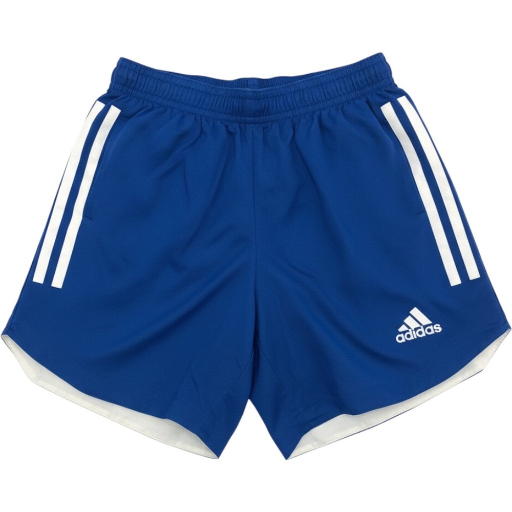 Adidas Shorts Women S Blue 3-Stripe Athletic Soccer Running Gym